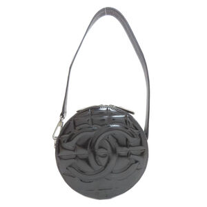 CHANEL Black Logo Shoulder Bag